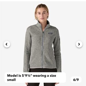 Patagonia Better Sweater Fleece Jacket, Birch White, S, perfect condition